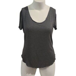 Gray Scooped Tunic - Size L